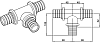 Тройник Rehau Rautitan MX 63-63-63