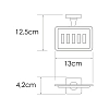 Мыльница WasserKRAFT Rhin K-8700 K-8769 хром