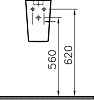 Полупьедестал VitrA S50 5316B003