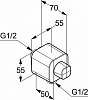 Шланговое подключение Kludi A-QA 6554505-00, хром