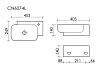 Раковина подвесная Ceramica Nova Element CN6074L белый