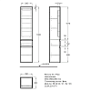 Шкаф-пенал Geberit Renova Nr. 1 Plan 869000000, белый