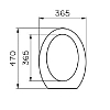 Сиденье для биде VitrA Espace 39-003-000 белый