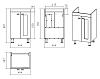 Тумба под раковину Misty Урал Э-Ура-01050-021Н белый