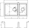 Кухонная мойка Zorg Inox R 78-2-44, сталь