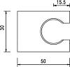 Настенный держатель RGW Shower Panels SP-191