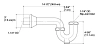 Сифон для раковины Kohler K-9018-CP хром