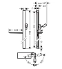 Штанга душевая Hansgrohe Unica Comfort 27640000 хром