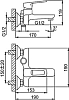 Смеситель для ванны с душем Frud R32123