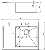 Кухонная мойка Zorg Master R MODUS 78х52х20 ZM R-7852-R