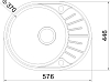 Кухонная мойка Oulin OL-R101