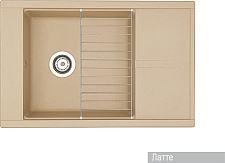 Кухонная мойка Aquaton Делия 78 1A715132DE260, бежевый