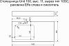 перегородка душевая160х70AM.PM X-Joy W94WI-110-F1-BTE стекло прозрачное,профиль черный