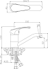 Смеситель Olive'S Avila 02110AV для раковины с гигиенической лейкой