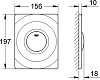 Кнопка смыва Grohe Surf 37063SH0