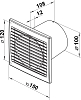 Вытяжной вентилятор Vents 100 Силента-С