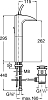 Смеситель для раковины Roca Evol 5A3449C00