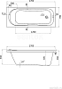 Акриловая ванна Santek Tenerife 170x70 1WH301979