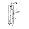 Душевой комплект Hansgrohe, хром, 71400000/71070000/26594400