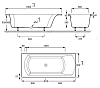 Акриловая ванна Jacob Delafon Odeon Up 180х80 E6D022-00