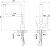 Смеситель Rossinka Z Z40-25 для кухонной мойки