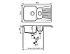 Кухонная мойка Polygran F-18 F-18 №307 (Тер-т) коричневый