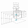 Тумба под раковину Aquaton Оливия 1A254201OL010 белый