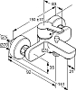 Смеситель Kludi Logo Neo 376810575 для ванны с душем