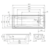 Акриловая ванна Am.Pm Gem 150x70 W90A-150-070W-A1, белый