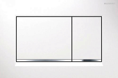 Кнопка смыва Geberit Sigma 30 115.883.KJ.1, белый, хром
