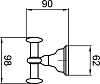 Крючок Webert Armony AM500401065 бронза