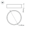 Трековый светодиодный светильник для магнитного шинопровода Arlight Mag-Laser-45-L480-27W Warm3000 032648