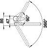 Смеситель Blanco Jeta 519734 для кухонной мойки