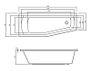 Акриловая ванна C-Bath Nika CBA00402L белый