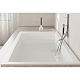 Ванна из искусственного камня Salini Cascata S-Stone 180x80 104223M, белый матовый