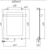 Полотенцесушитель электрический Allen Brau Infinity 00325628 60x44 с рейлингом 2.0 и креплением, медь