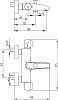 Смеситель E.C.A. Thermostatic 102102340EX Для ванны с душем