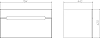 Тумба с раковиной DIWO Коломна, 80, подвесная