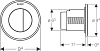 Кнопка смыва Geberit Type 10 116.055.KH.1, хром