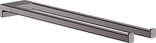 Полотенцедержатель 45 см Hansgrohe AddStoris 41770340, матовый чёрный хром