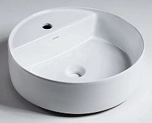 Раковина накладная Bravat Affability C22284W-1-ENG белый