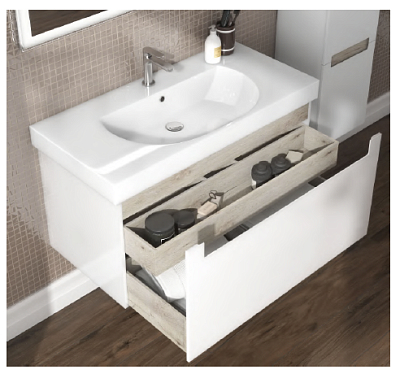 Тумба Kerama Marazzi Buongiorno BGP.80.1+1\WHT