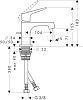 Смеситель для раковины Axor Citterio M 34016000