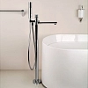 Смеситель для ванны с душем Gessi Ovale 24964-031 хром