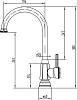 Смеситель Zorg Antic A 108K-SL для кухонной мойки