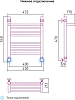 Полотенцесушитель водяной Сунержа Богема 00-0103-5040 50x40 с полкой