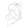 Смеситель для ванны с душем Am.Pm X-joy F85A45722, черный