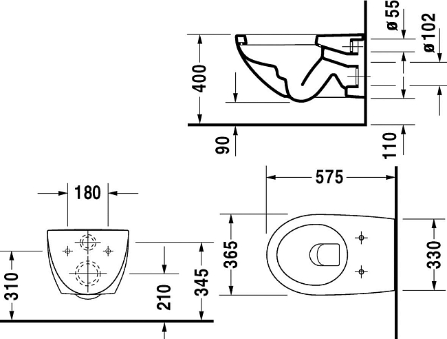 Комплект Система инсталляции для унитазов Grohe Rapid SL 38721001 3 в 1 с кнопкой смыва + Подвесной унитаз Duravit Architec 2546090064 с сиденьем Duravit Architec 0069690000 с микролифтом