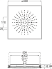 Верхний душ Roca Raindream 5B3250C00