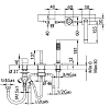 Смеситель для ванны с душем Bandini Seta 776340SN00SC хром